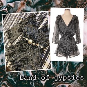 BAND OF GYPSIES 🌻 Boho Paisley Summer Romper